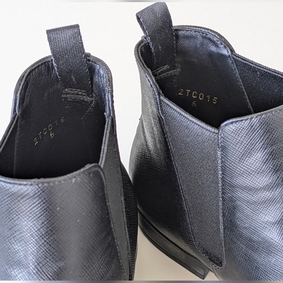 Prada Saffiano Chelsea Boots - Picture 4 of 7